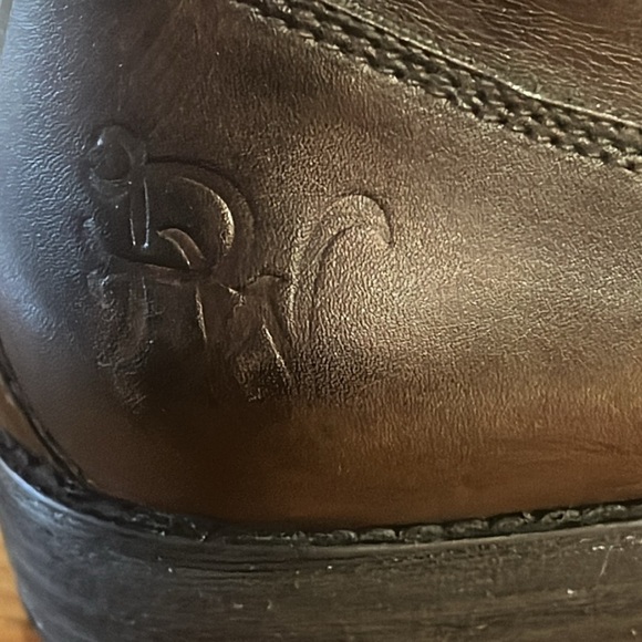 Robert Wayne Collection leather brown Boots  size 11 - Picture 3 of 11